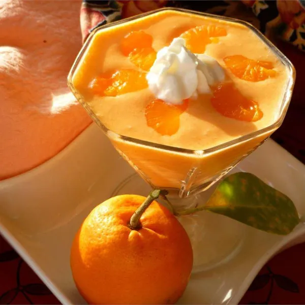 receta Ensalada De Sorbete De Naranja II