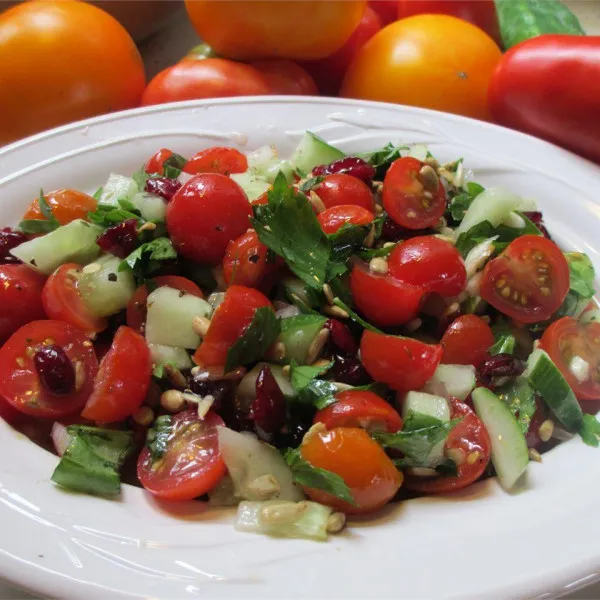 receta Salade de tomates cerises