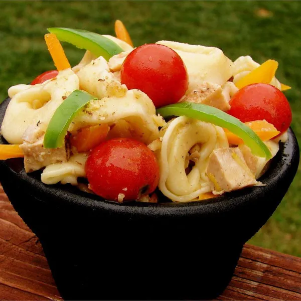 receta Charlotte Tortellini Salad