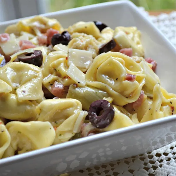 receta Salade de tortellinis au fromage