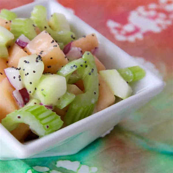 receta Salade d'été aux graines de pavot