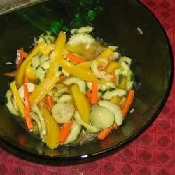 receta Salade de légumes marinés