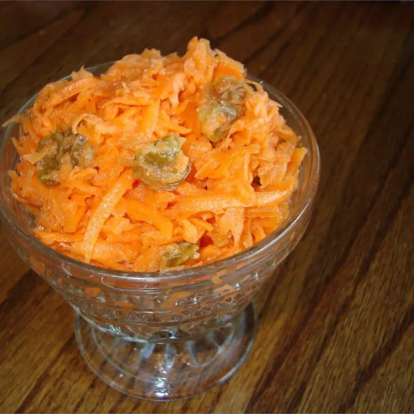 receta Salade de carottes et raisins secs de maman