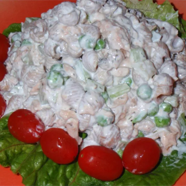 receta Salade De Pâtes De Blé Entier Facile Au Saumon