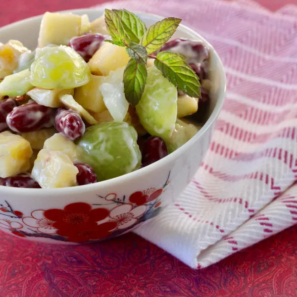 receta Salade de pommes des Fêtes
