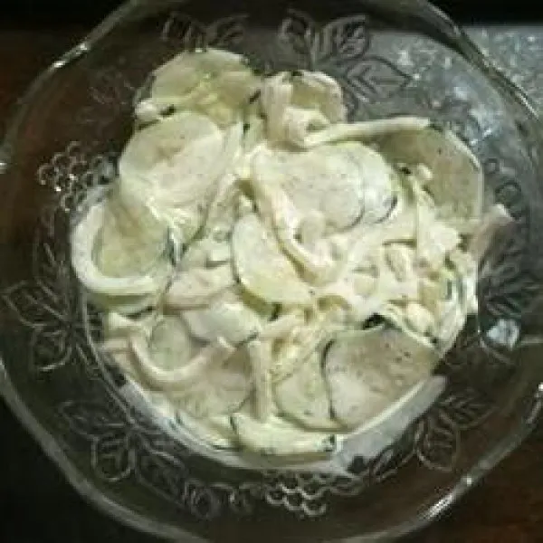 receta My Grandma's Salade de concombre frais
