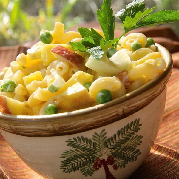 receta Salade froide de macaronis tropicaux