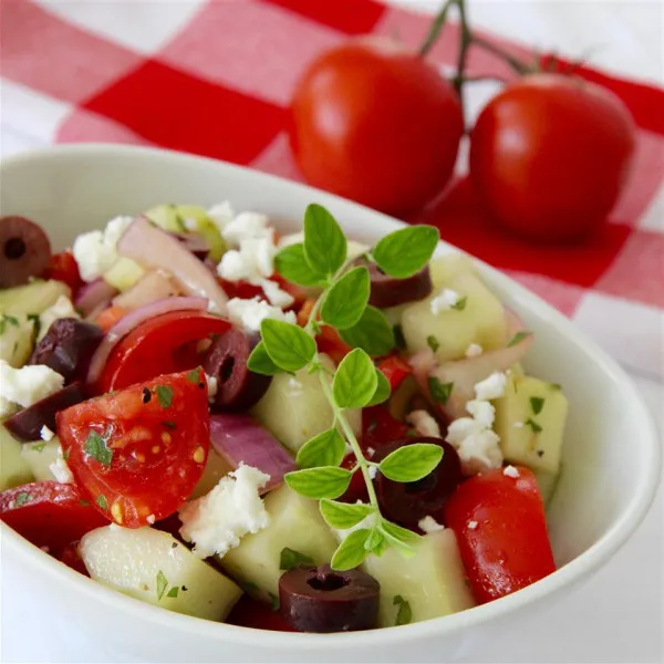 receta Bon Salade grecque pour vous