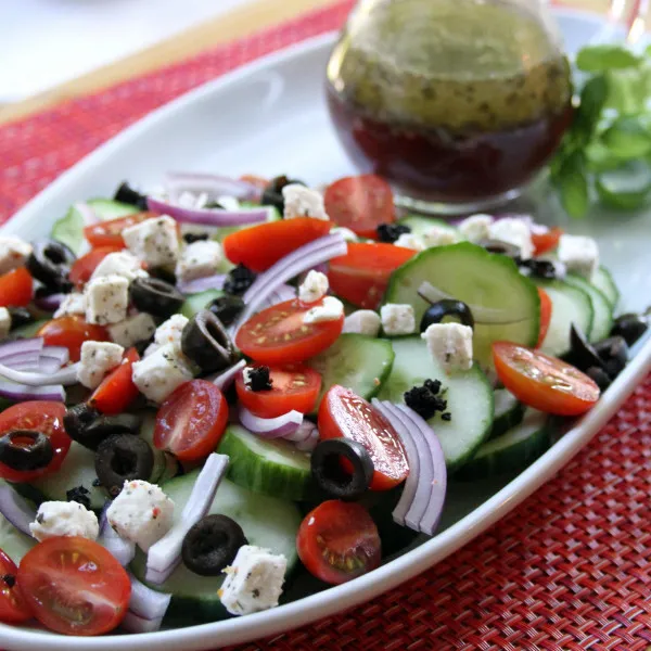 receta Salade Grecque MÃ©diterranÃ©enne