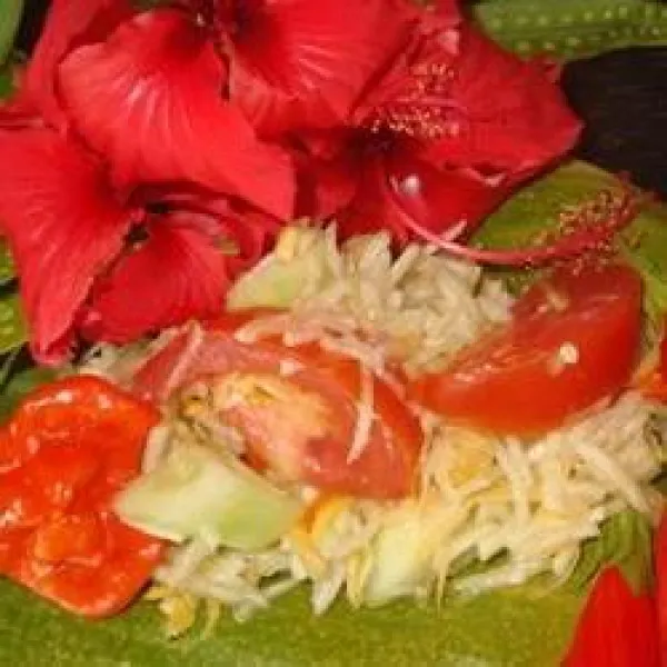 receta Ensalada Hawaiana De Papaya Verde