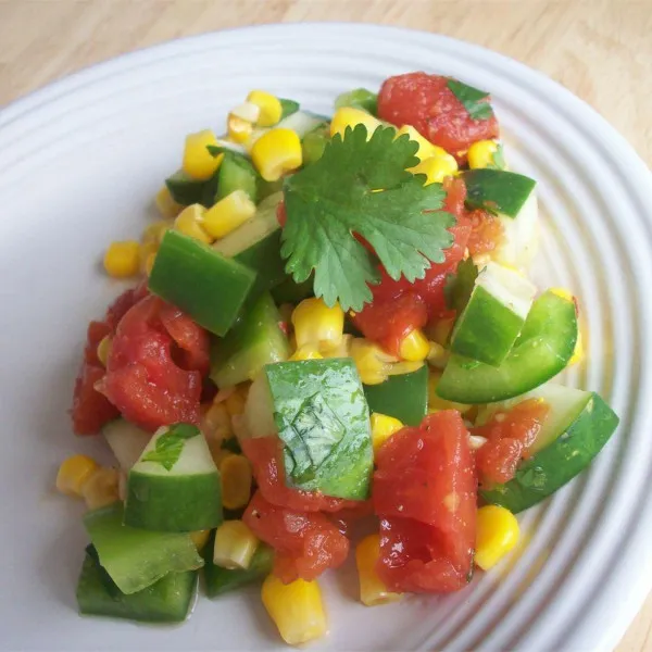 receta Salade mexicaine de concombre