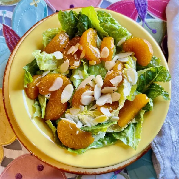 recette Salade Mixte de Romaine et d'Orange