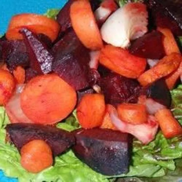 receta Salade épicée de betteraves et carottes