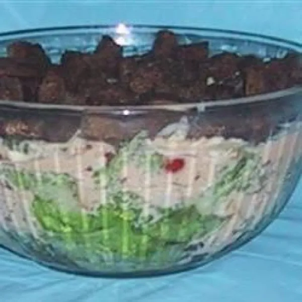 receta Salade Reuben étagée