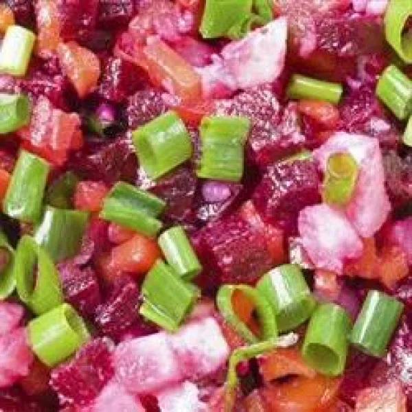 receta Salade de betteraves russes et pommes de terre