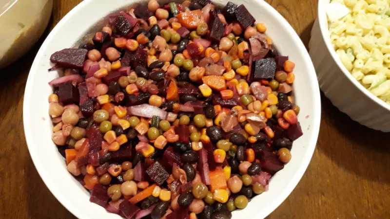 receta Ensalada Rusa De Remolacha Y Vinagreta