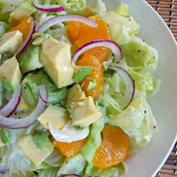 receta Salade verte fruitÃ©e unique