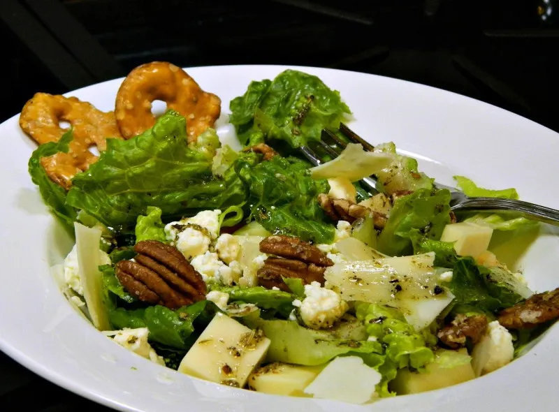 receta Trois Salade verte au fromage