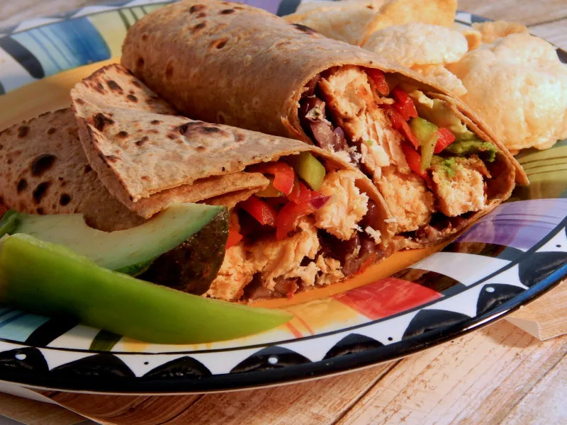 receta Restes de wrap au saumon