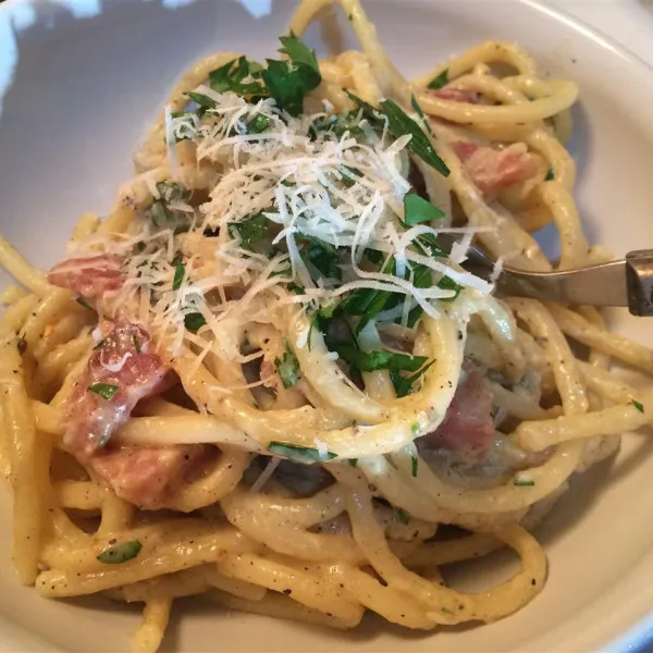 receta Spaghetti Carbonara Du Chef John