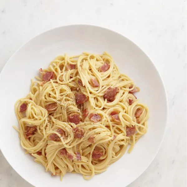 receta Espaguetis A La Carbonara I