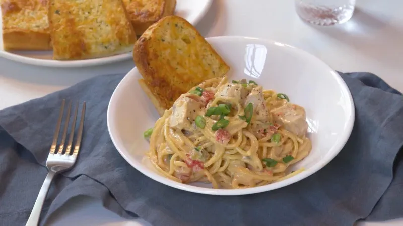 receta Espaguetis Con Pollo III