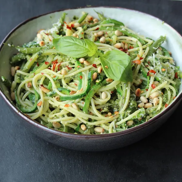 receta Espaguetis De Bondad Verde