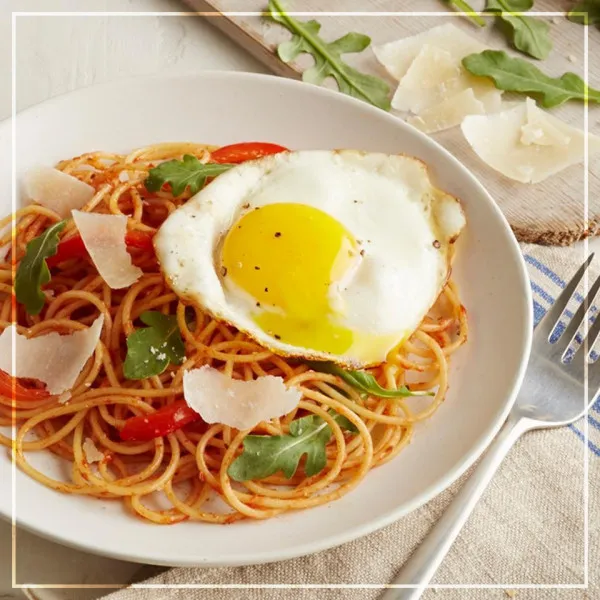 receta Espaguetis Y Huevos Dignos De Brunch