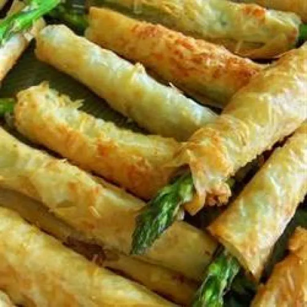 receta Asperges en filo