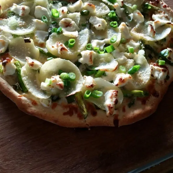 recetas Espárragos, Patatas Y PHILLY Pizzeria Pizza