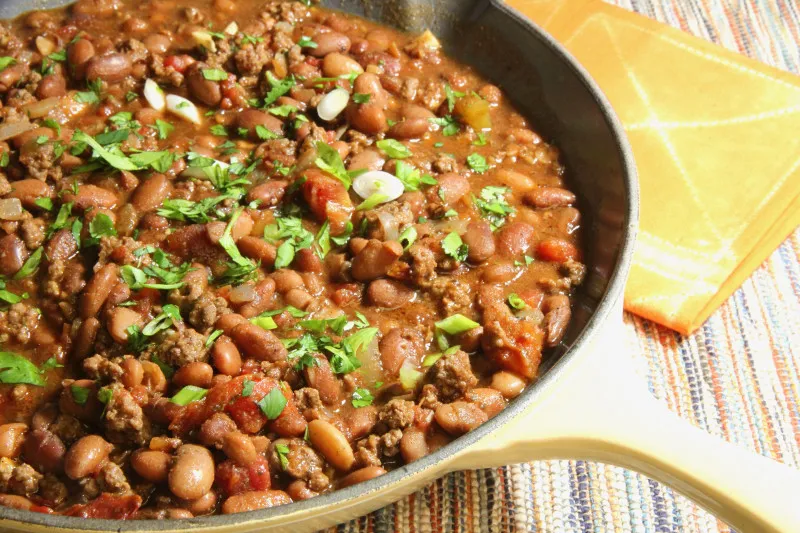 receta Estofado De Frijoles Pintos Y Carne De Res