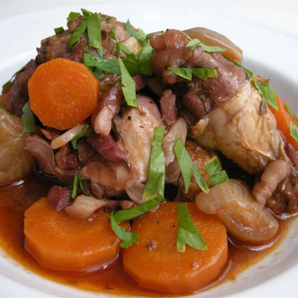 recette Easy Coq Au Vin