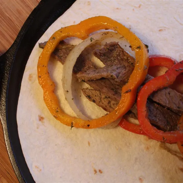 recetas Fajitas A La Mexicana