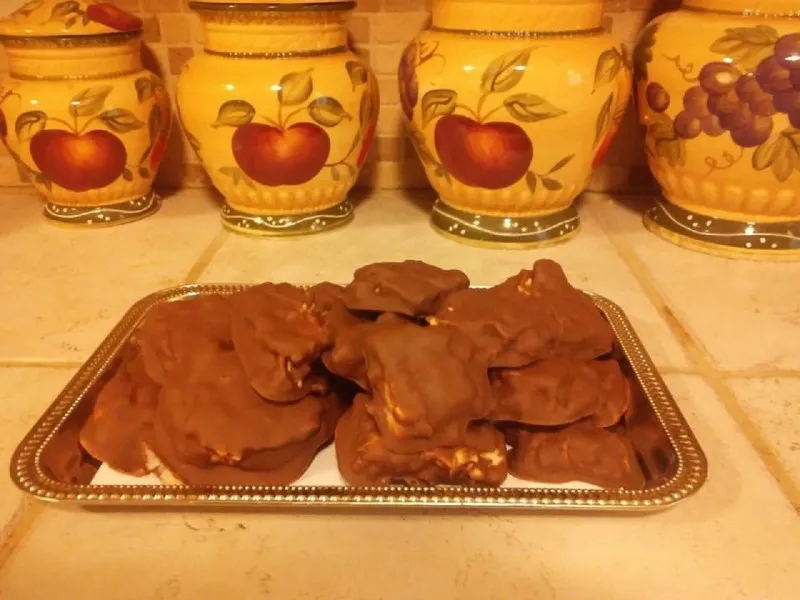 receta Famosas Barras De Caramelo De Caramelo De Maní