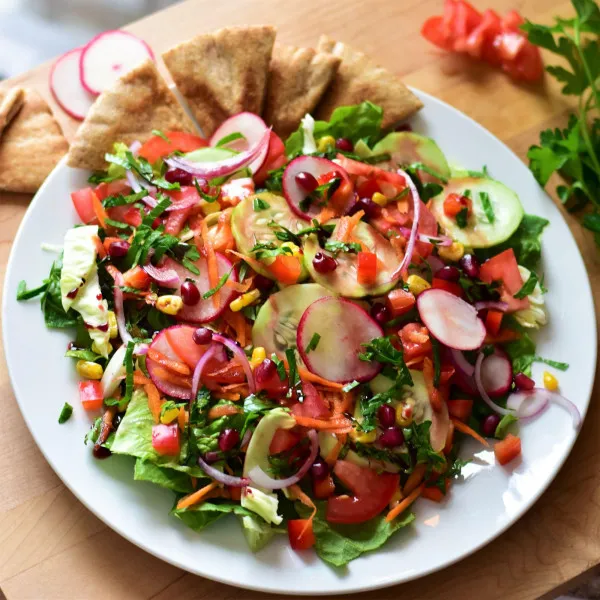 receta Fattoush Libanés