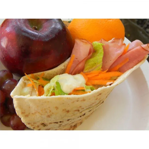 receta Pita Pocket Lunch Box