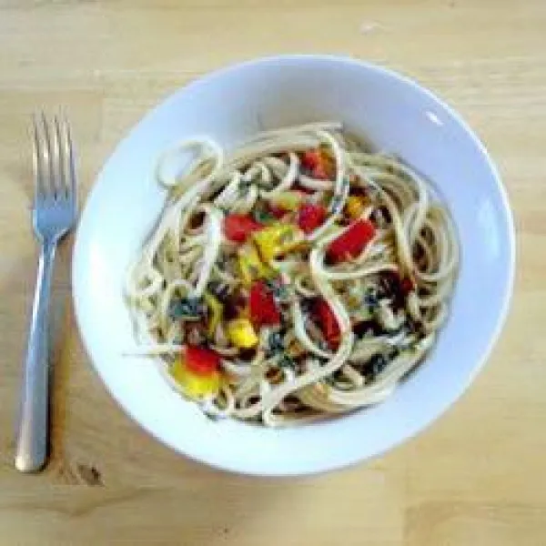 receta Fideos Asiáticos