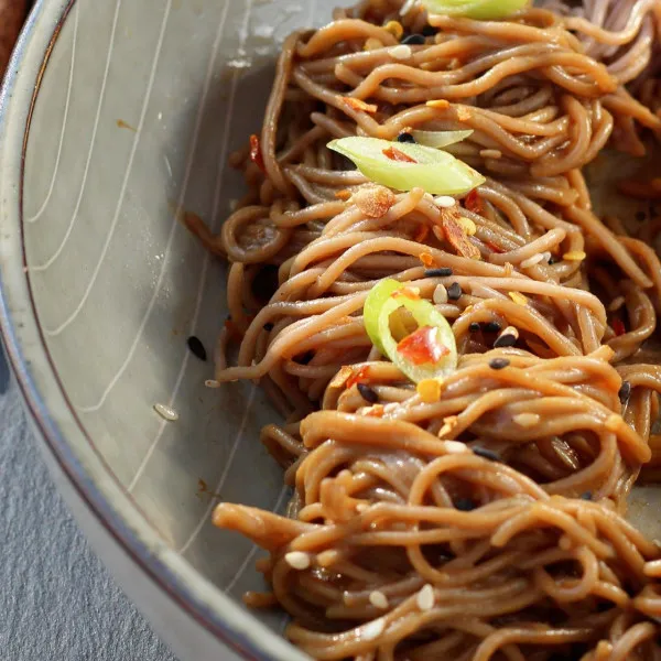 recetas Fideos Soba Fríos Picantes