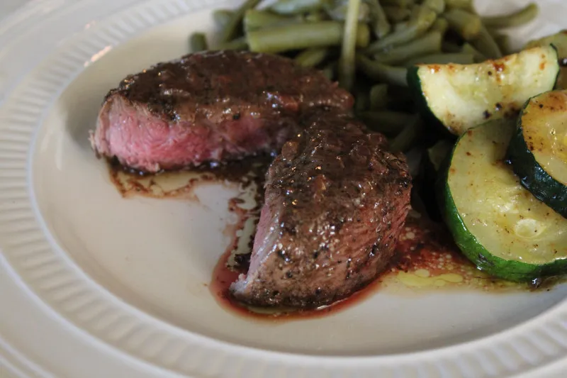 receta Steak au poivre