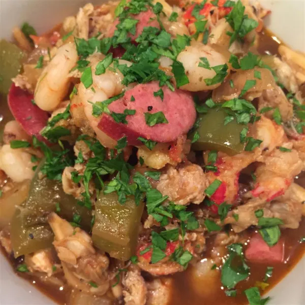 recepta Filet z owoców morza Gumbo