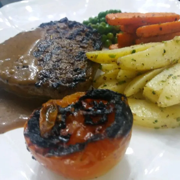 receta Steak de boeuf poivré