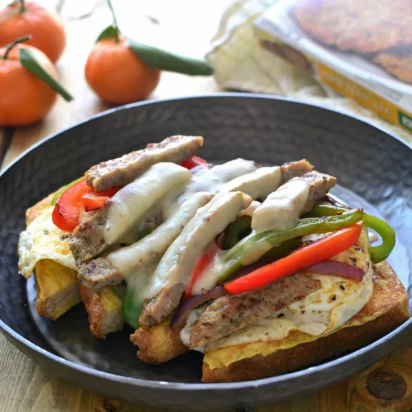 receta Petit-déjeuner Cheesesteaks
