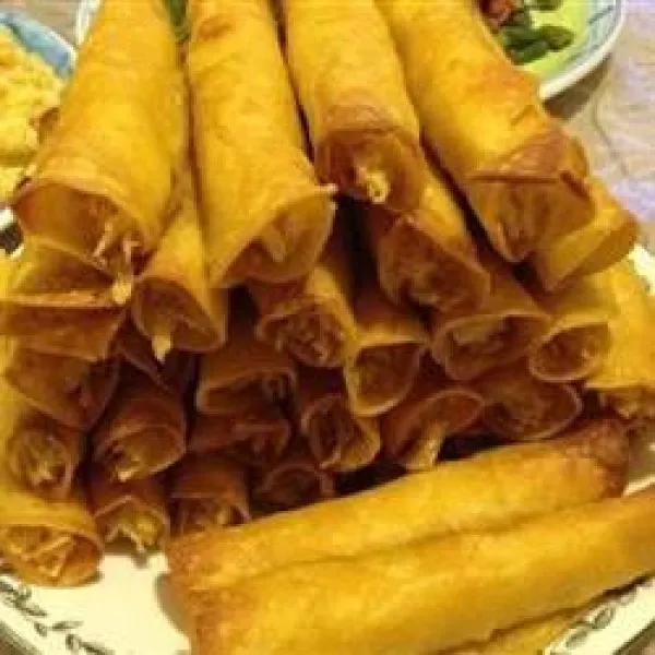 receta Flautas au poulet au four