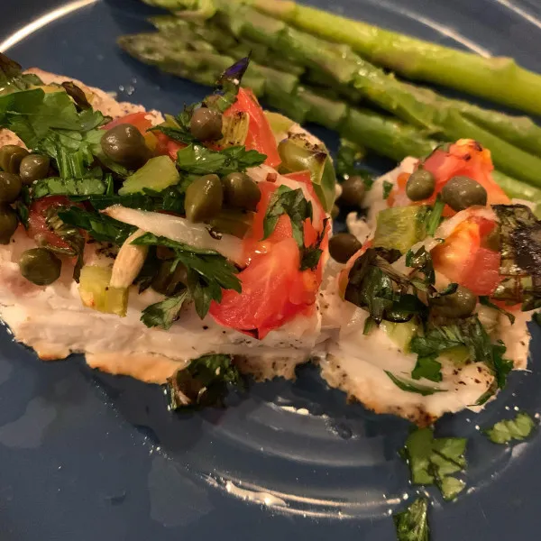 recette Flétan Avec Légumes