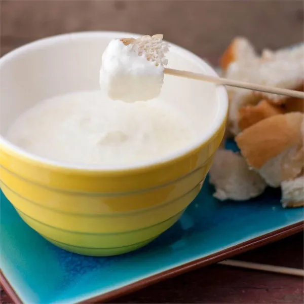 receta Fondue De Queso Parmesano