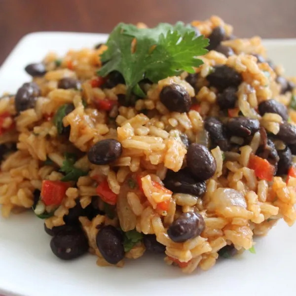 receta Frijoles Mexicanos Y Arroz