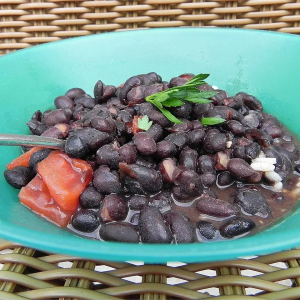 receta Frijoles Negros Cubanos I