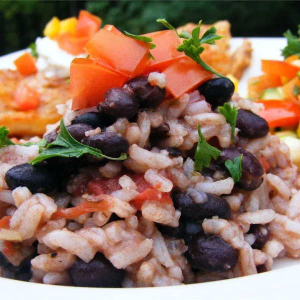 recetas Frijoles Negros Rápidos Y Arroz