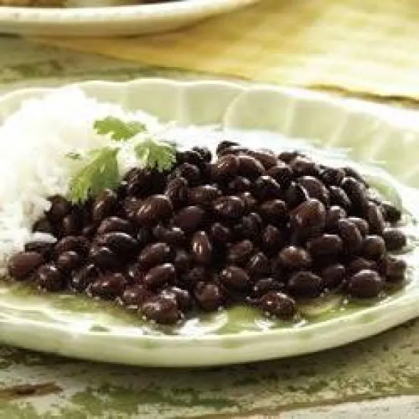 receta Frijoles Negros Y Arroz Fáciles