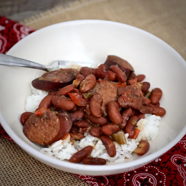 recette Pot instantanÃ© aux haricots rouges et au riz